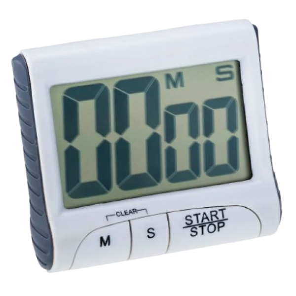 Timer Digital de Cozinha com Imã LCD 6,5x4CM Weck