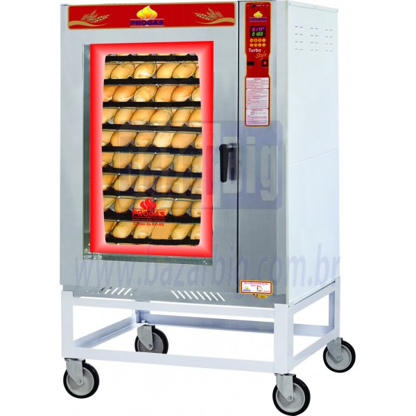 Forno Turbo 8 Esteiras a Gás PRP-8000 G2 Style Progás